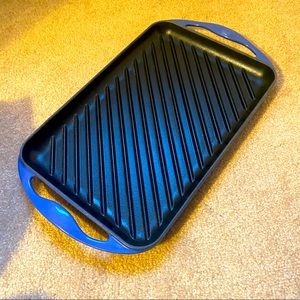 Le Creuset #33 blue grill Pan
